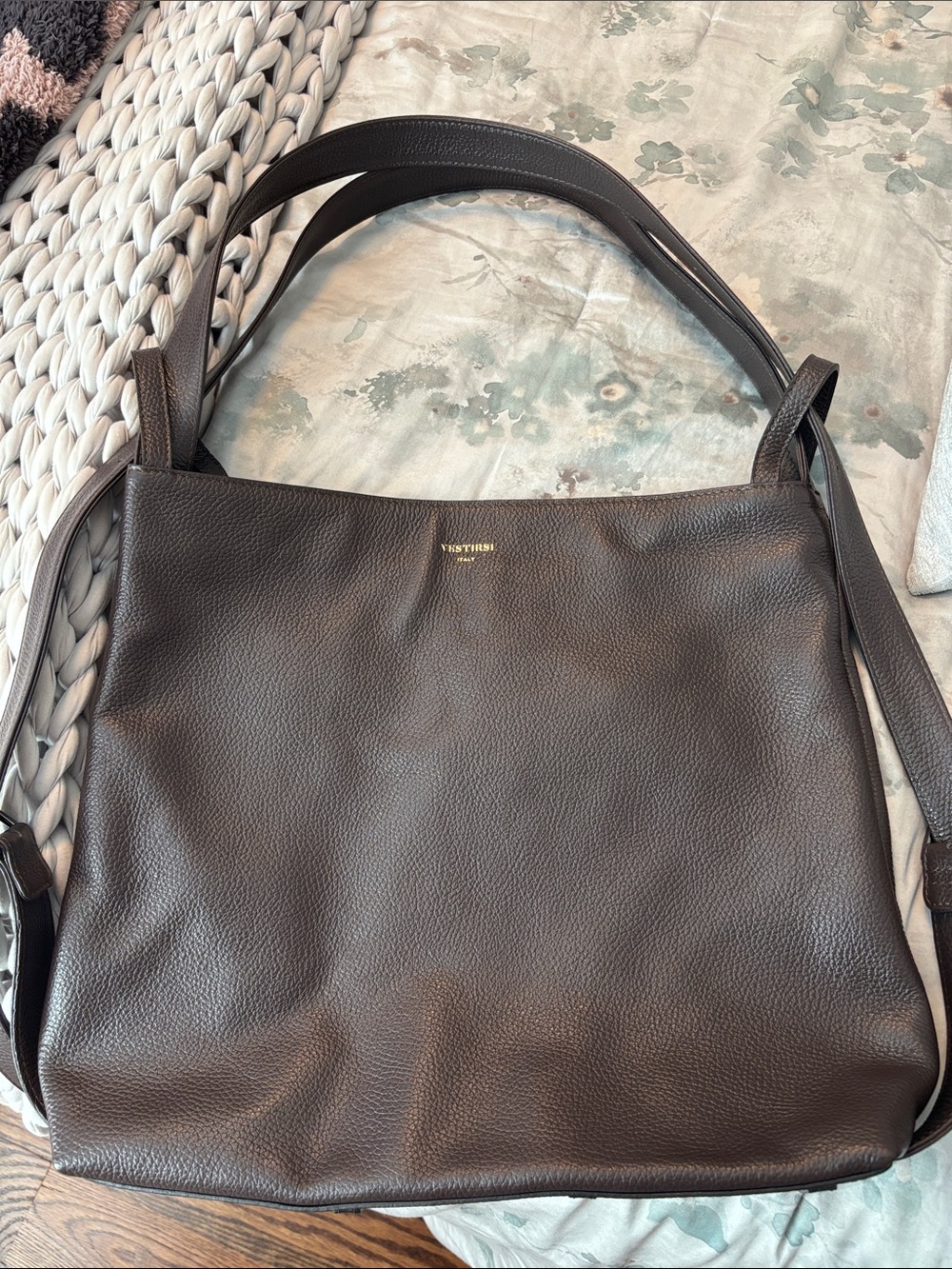 Bella Bag Convertible 3-1 Classic Size Dark Chocolate - Picture 9 of 15